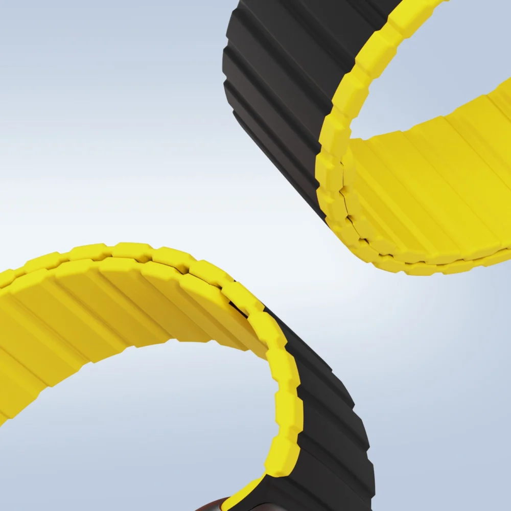 Magnetic Apple Watch SE, 9, 8, 7, 6, 5, 4, 3, 2, 1 (41, 40, 38 mm) Dux Ducis Strap (LD Version) - black and yelloweng