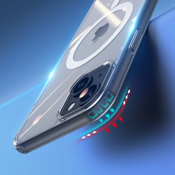 iPhone 15 case with MagSafe Dux Ducis Clin - transparenteng