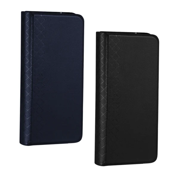 Leather flip and wallet case for Google Pixel Fold Dux Ducis Bril - blackeng