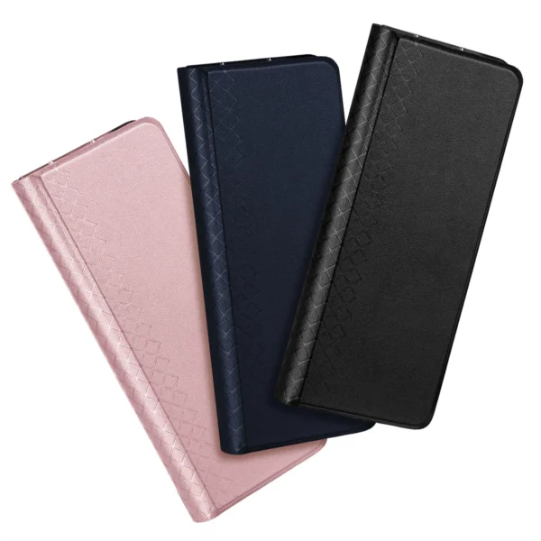 Leather Flip and Wallet Case for Samsung Galaxy Z Fold5 5G Dux Ducis Bril - Blackeng