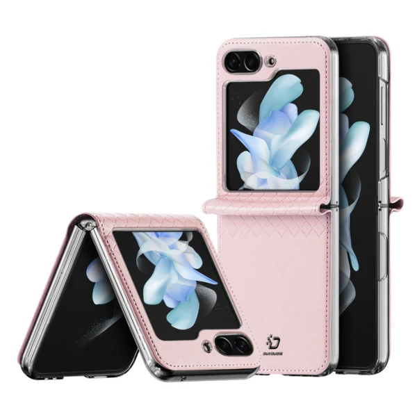 Dux Ducis Bril leather case for Samsung Galaxy Z Flip 5 5G - pinkeng