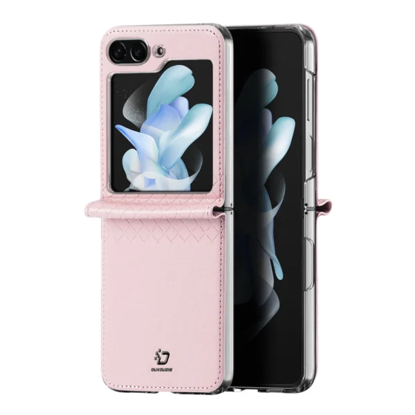 Dux Ducis Bril leather case for Samsung Galaxy Z Flip 5 5G - pinkeng