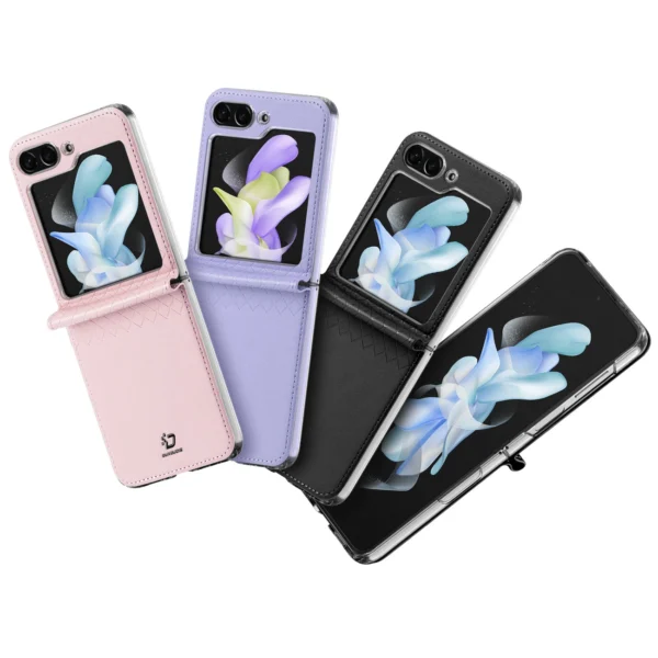 Dux Ducis Bril leather case for Samsung Galaxy Z Flip 5 5G - purpleeng