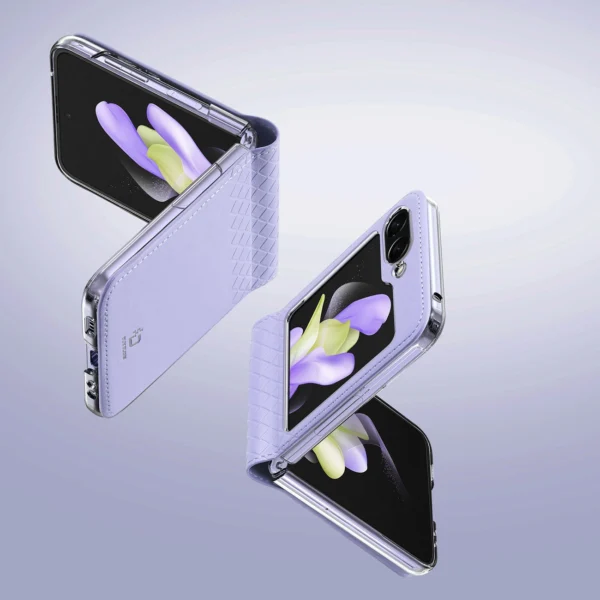Dux Ducis Bril leather case for Samsung Galaxy Z Flip 5 5G - purpleeng