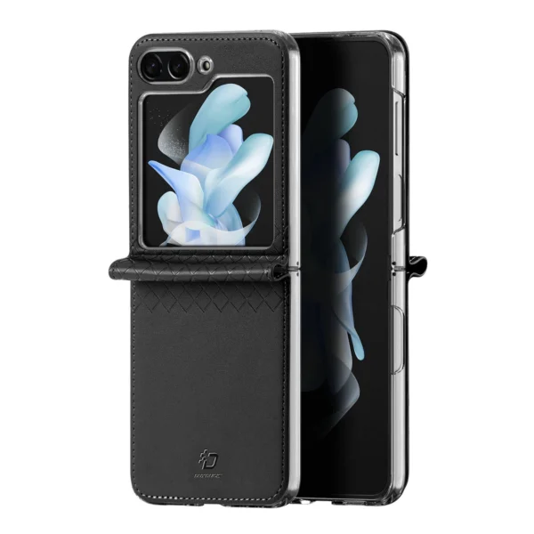 Dux Ducis Bril leather case for Samsung Galaxy Z Flip 5 5G - blackeng