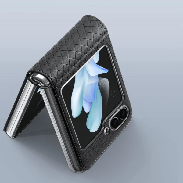 Dux Ducis Bril leather case for Samsung Galaxy Z Flip 5 5G - blackeng