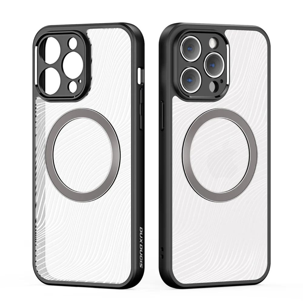 Armored case for iPhone 14 Pro compatible with MagSafe Dux Ducis Aimo Mag - blackeng