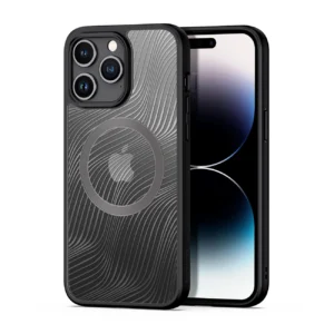 Armored case for iPhone 15 Pro Max with MagSafe Dux Ducis Aimo Mag - blackeng