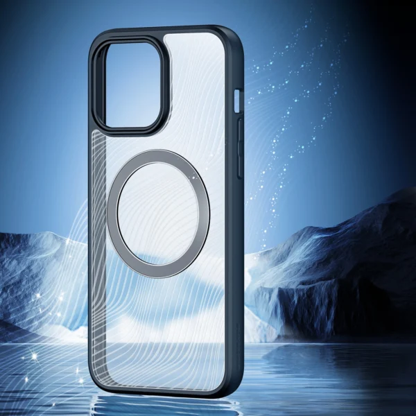 Armored case for iPhone 15 Pro Max with MagSafe Dux Ducis Aimo Mag - blackeng