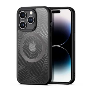 Armored case for iPhone 15 Pro with MagSafe Dux Ducis Aimo Mag - blackeng