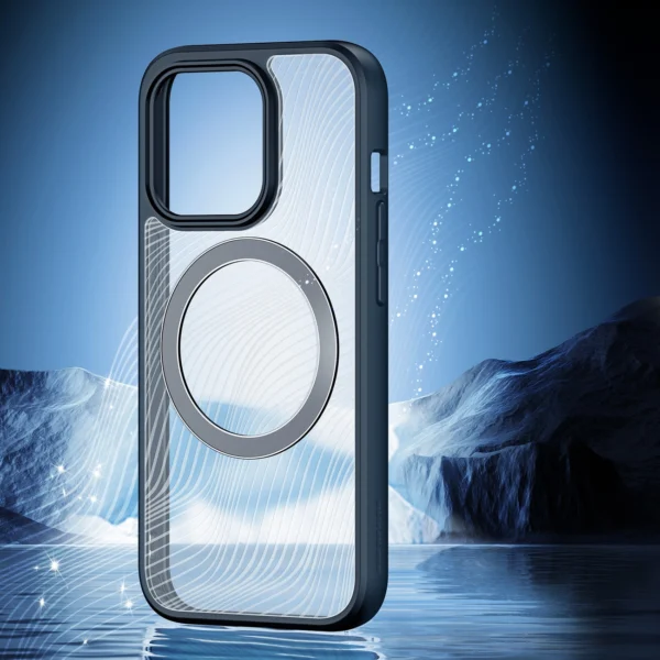 Armored case for iPhone 15 Pro with MagSafe Dux Ducis Aimo Mag - blackeng