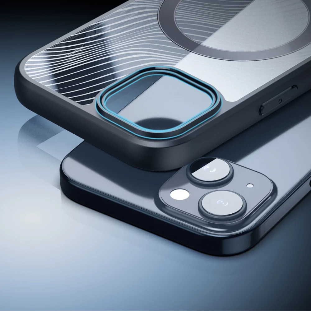 Armored case for iPhone 15 with MagSafe Dux Ducis Aimo Mag - blackeng