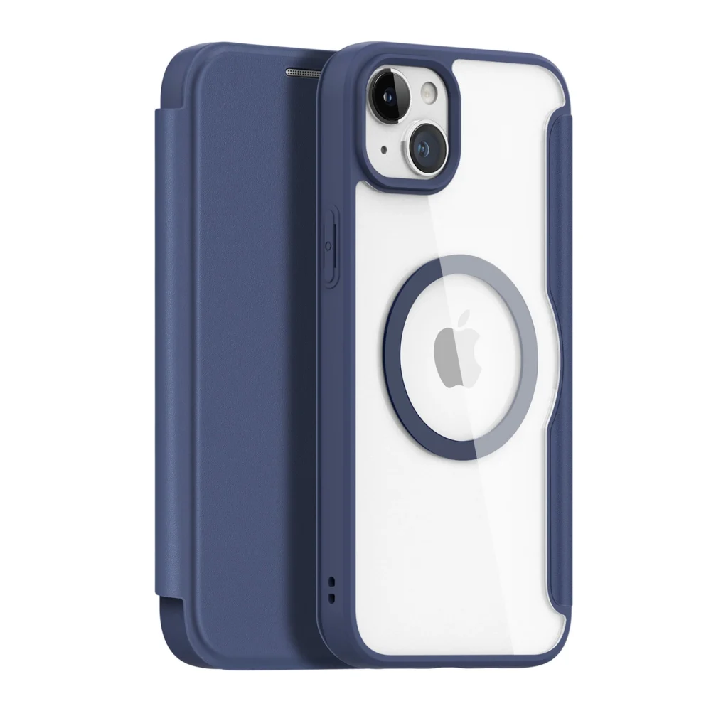 Dux Ducis Skin X Pro Magnetic Flip MagSafe Case iPhone 15 Plus - Blueeng