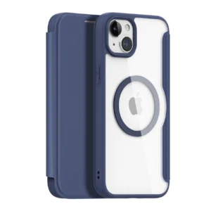 Dux Ducis Skin X Pro Magnetic Flip MagSafe Case iPhone 15 Plus - Blueeng