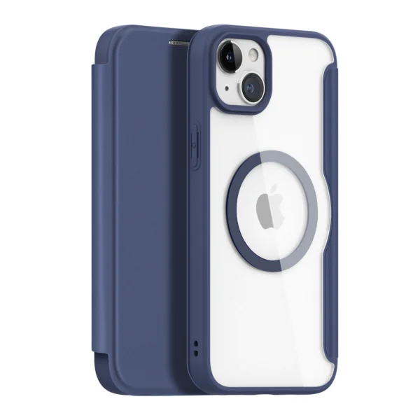 Dux Ducis Skin X Pro Magnetic Flip MagSafe Case iPhone 15 Plus - Blueeng