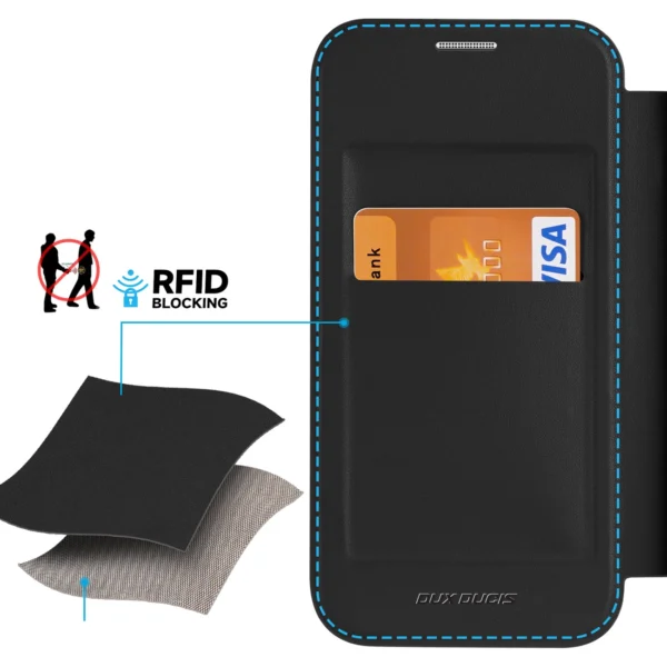 Dux Ducis Skin X Pro Magnetic Flip MagSafe Case iPhone 15 - Blackeng