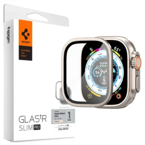 Spigen Glas.tR Slim Pro Tempered Glass for Apple Watch Ultra (49mm) - Beigeeng