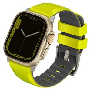 Uniq Linus Airosoft Silicone strap for Apple Watch 1/2/3/4/5/6/7/8/SE/SE2/Ultra 42/44/45/49mm - limeeng