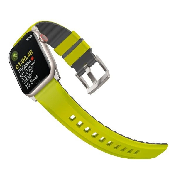 Uniq Linus Airosoft Silicone strap for Apple Watch 1/2/3/4/5/6/7/8/SE/SE2/Ultra 42/44/45/49mm - limeeng