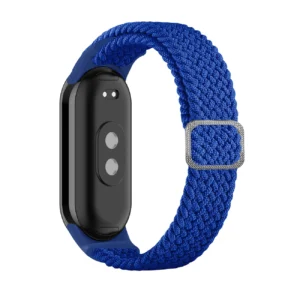 Braided fabric strap Xiaomi Mi Band 8 wristband bracelet - blueeng
