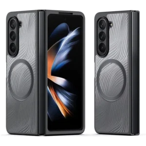 Samsung Galaxy Z Fold5 5G armored case compatible with MagSafe Dux Ducis Aimo Mag - blackeng