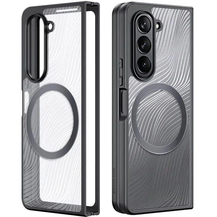 Samsung Galaxy Z Fold5 5G armored case compatible with MagSafe Dux Ducis Aimo Mag - blackeng