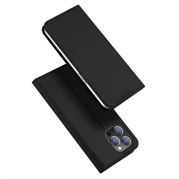 Dux Ducis Skin Pro Wallet Case for iPhone 15 Pro - Blackeng