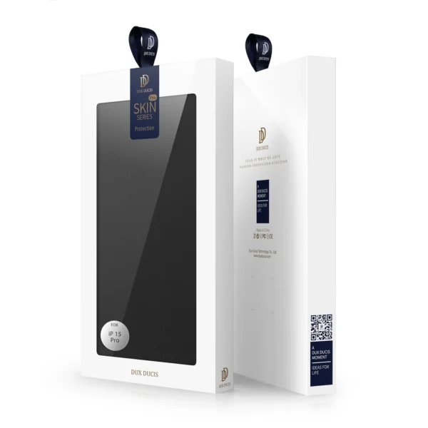 Dux Ducis Skin Pro Wallet Case for iPhone 15 Pro - Blackeng