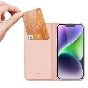 Dux Ducis Skin Pro Wallet Case for iPhone 15 Plus - Pinkeng