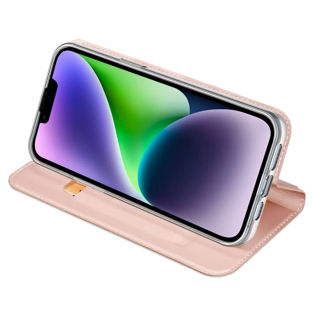 Dux Ducis Skin Pro Wallet Case for iPhone 15 Plus - Pinkeng
