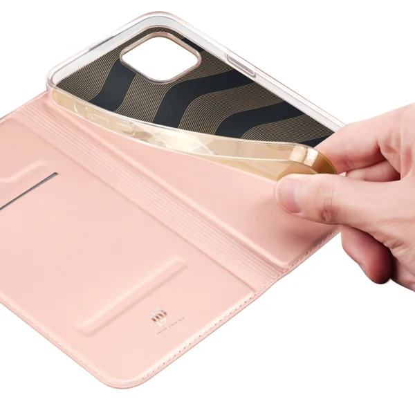 Dux Ducis Skin Pro Wallet Case for iPhone 15 Plus - Pinkeng