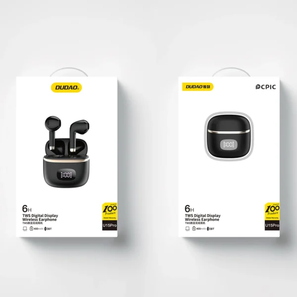 Dudao U15Pro TWS wireless headphones - blackeng