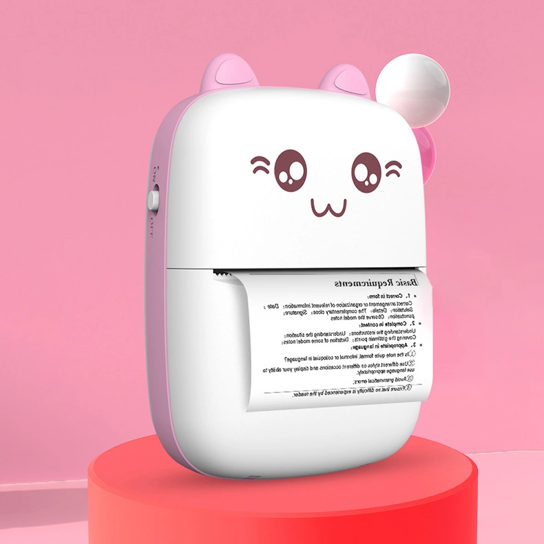 Thermal printer mini cat HURC9 - pinkeng