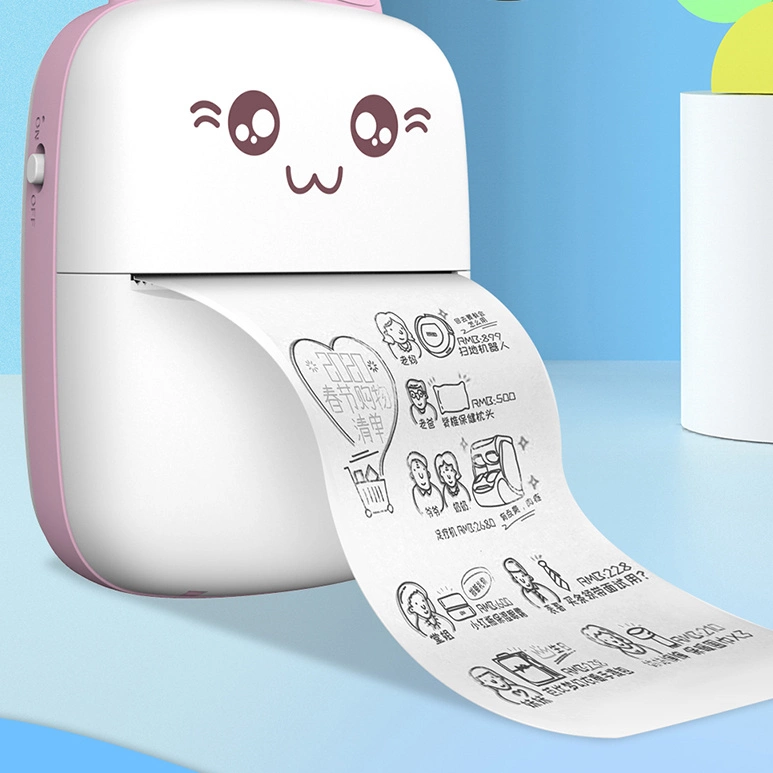 Thermal printer mini cat HURC9 - pinkeng