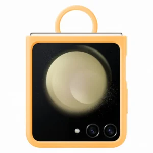 Silicone case with holder for Samsung Galaxy Z Flip 5 - yelloweng