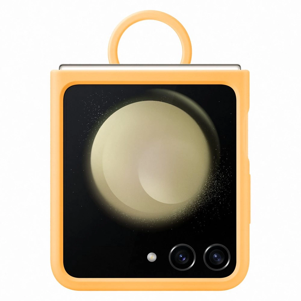 Silicone case with holder for Samsung Galaxy Z Flip 5 - yelloweng