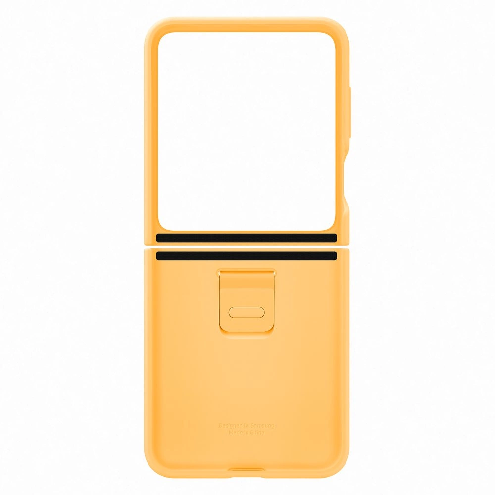 Silicone case with holder for Samsung Galaxy Z Flip 5 - yelloweng