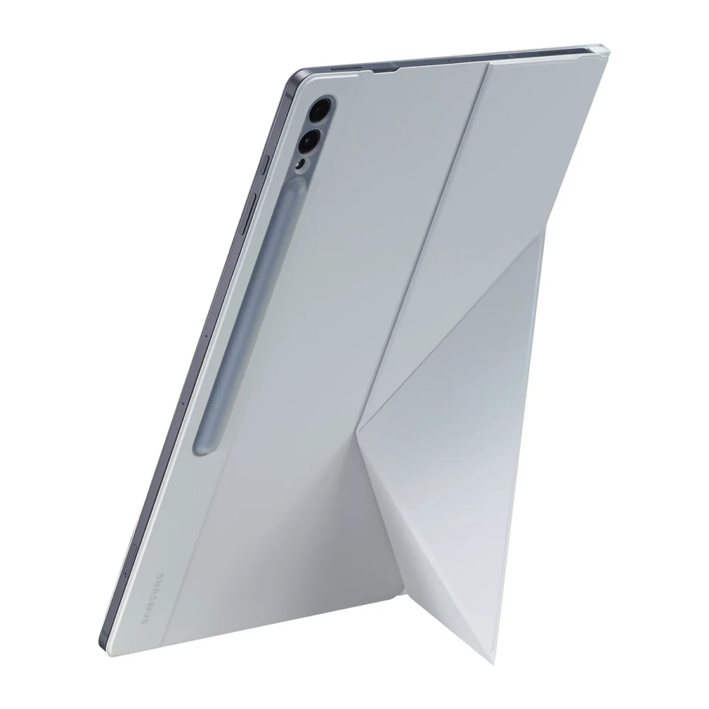 Flip case with stand for Samsung Galaxy Tab S9 Ultra Smart Book Cover - whiteeng