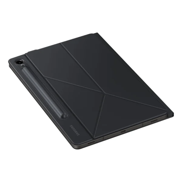 Flip case with stand for Samsung Galaxy Tab S9 Smart Book Cover - blackeng