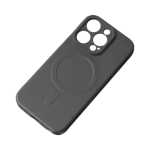 MagSafe Compatible Silicone Case for iPhone 15 Pro Max Silicone Case - Blackeng