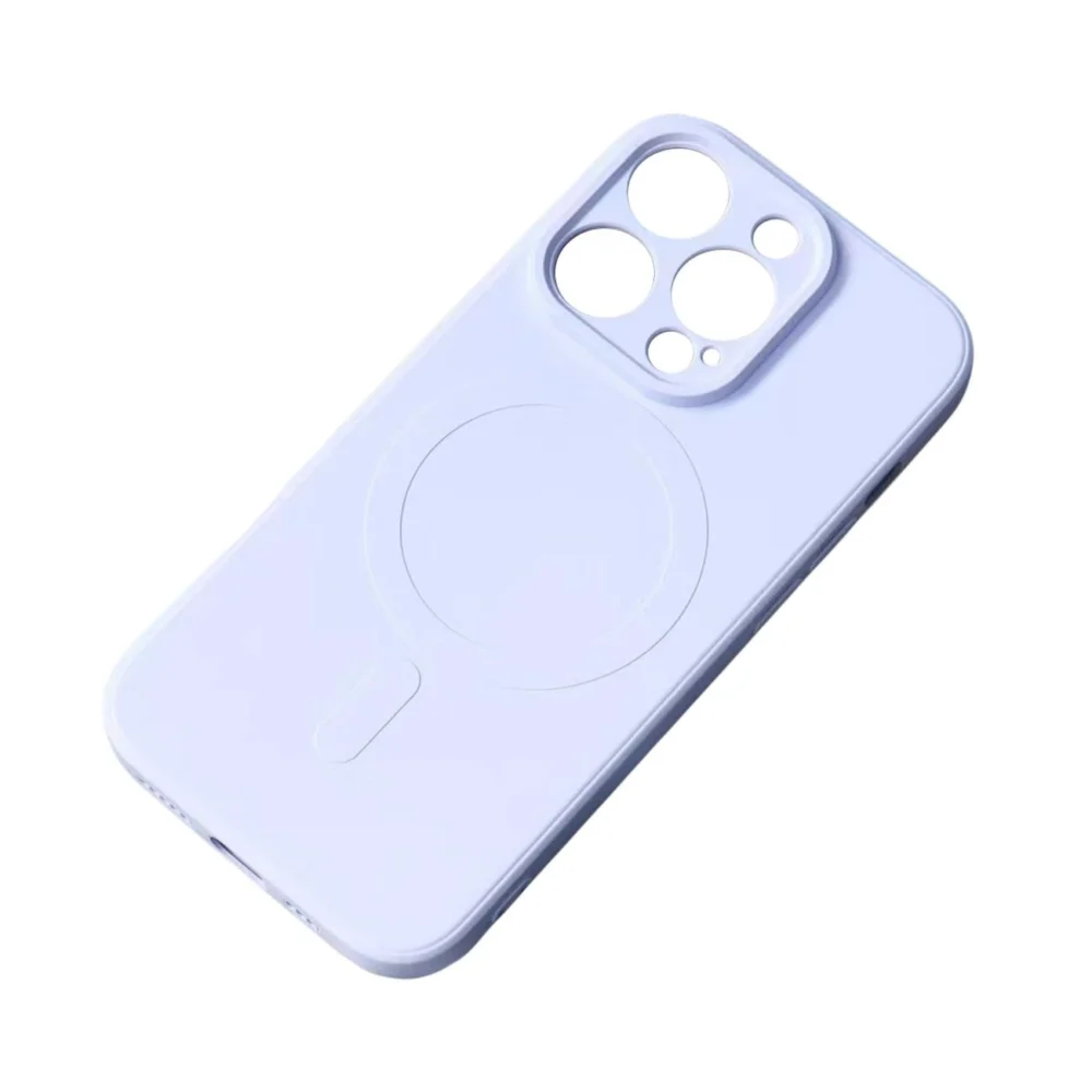 MagSafe Compatible Silicone Case for iPhone 15 Plus Silicone Case - Blueeng