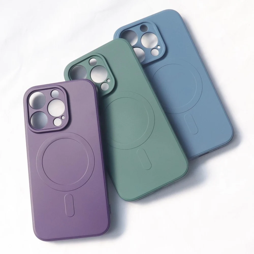 MagSafe Compatible Silicone Case for iPhone 15 Plus Silicone Case - Pinkeng