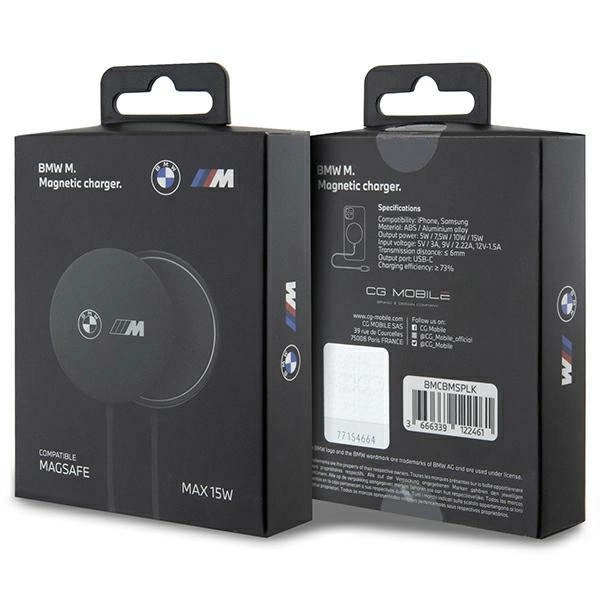 BMW M Edition 15W inductive charger with MagSafe - blackeng