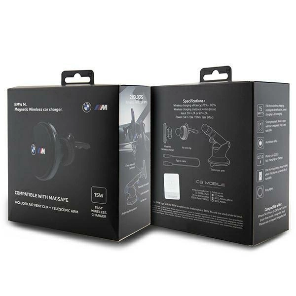 BMW case BMCMM22MRK magnetic holder for air vent/cockpit/window - black M Editioneng