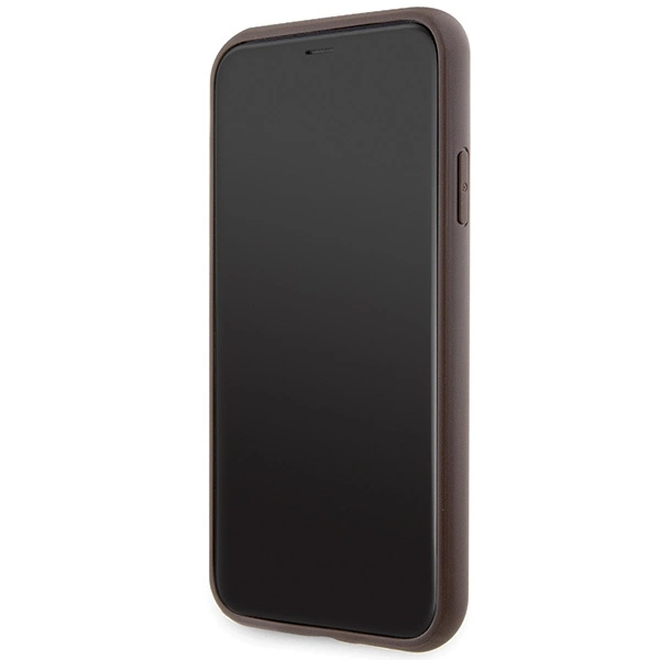 Guess GUHCN61P4SNW iPhone 11 / Xr brown/brown hardcase 4G Stripeeng