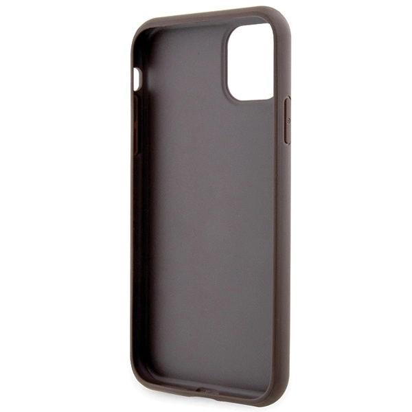 Guess GUHCN61P4SNW iPhone 11 / Xr brown/brown hardcase 4G Stripeeng