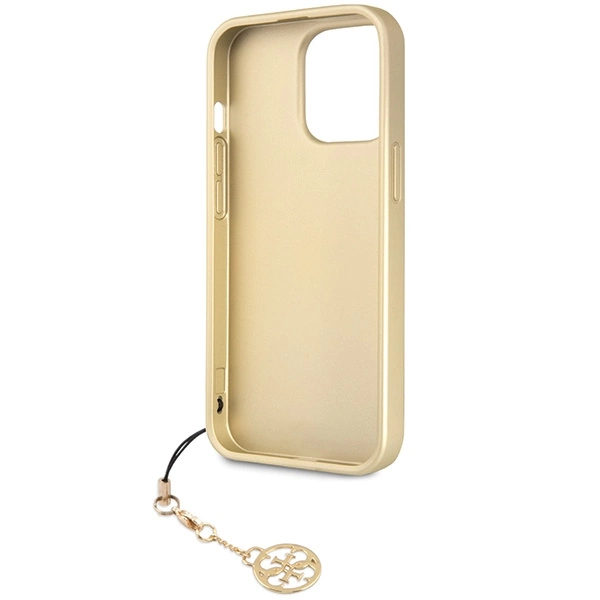 Guess 4G Charms Collection case for iPhone 14 Pro - grayeng