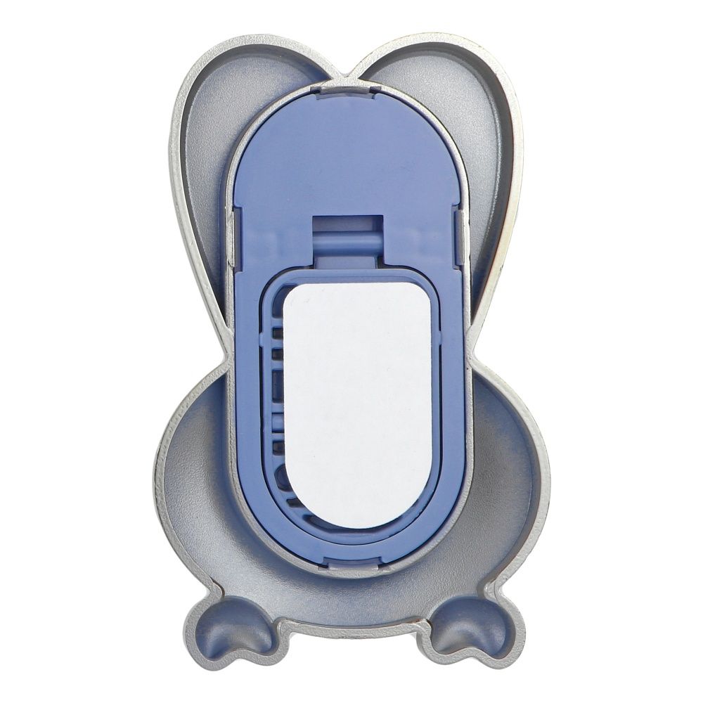 Phone stand RABBIT - stick-on - blue