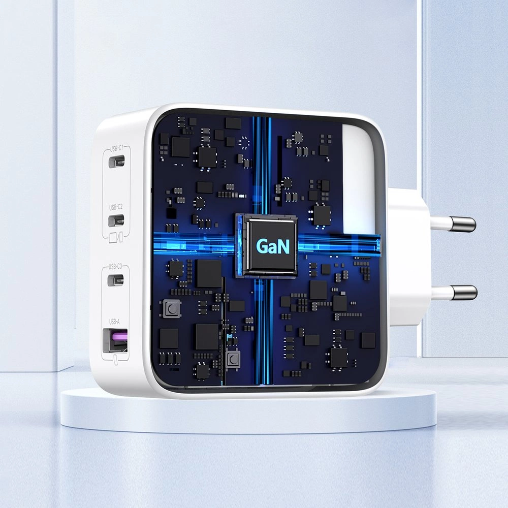 GaN Fast Charger 3xUSB C / USB 100W PPS Ugreen CD226 - Whiteeng