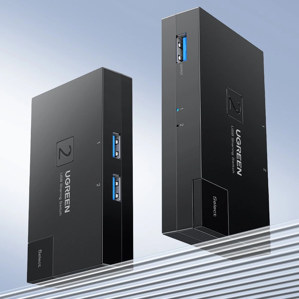 Switch USB 3.0 bidirectional switch Ugreen CM618 - blackeng